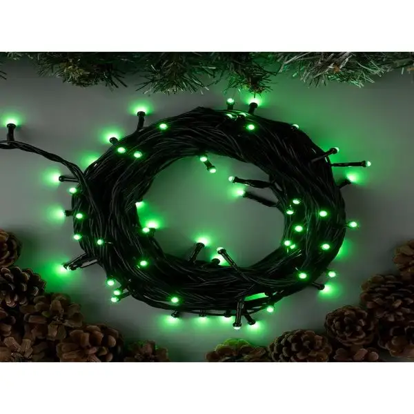 Гирлянда новогодняя нить на елку/уличная 10 метров 100 LED
