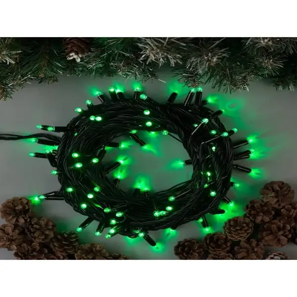 Гирлянда новогодняя нить на елку/уличная 10 метров 100 LED