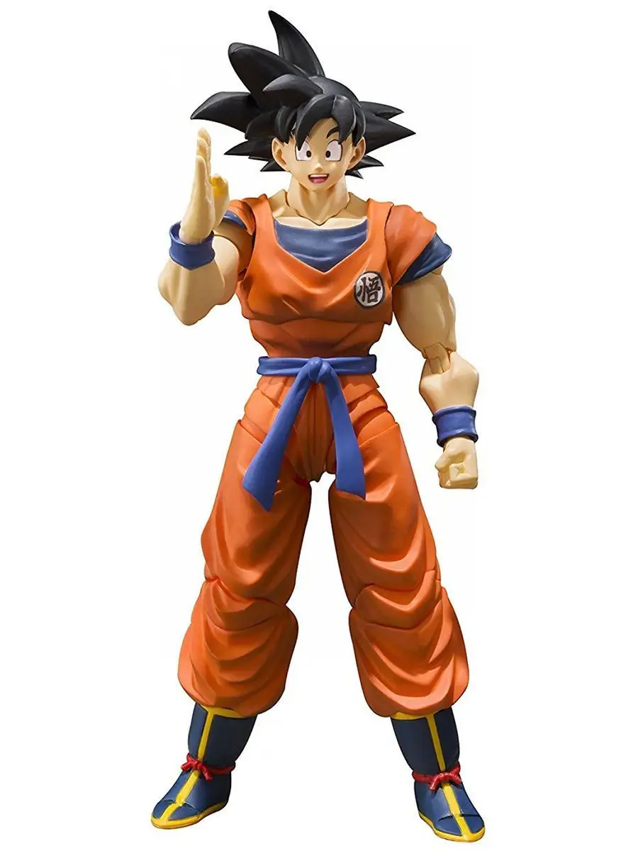 Фигурка S.H.Figuarts Dragon Ball Z Son Goku -A Saiyan Raised on Earth-  555403 Tamashii Nations 14401185 купить в интернет-магазине Wildberries