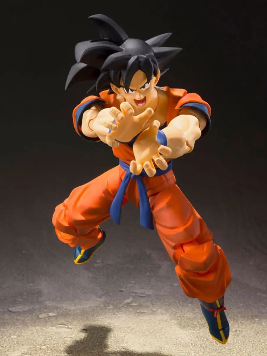 Фигурка S.H.Figuarts Dragon Ball Z Son Goku -A Saiyan Raised on Earth-  555403 Tamashii Nations 14401185 купить в интернет-магазине Wildberries