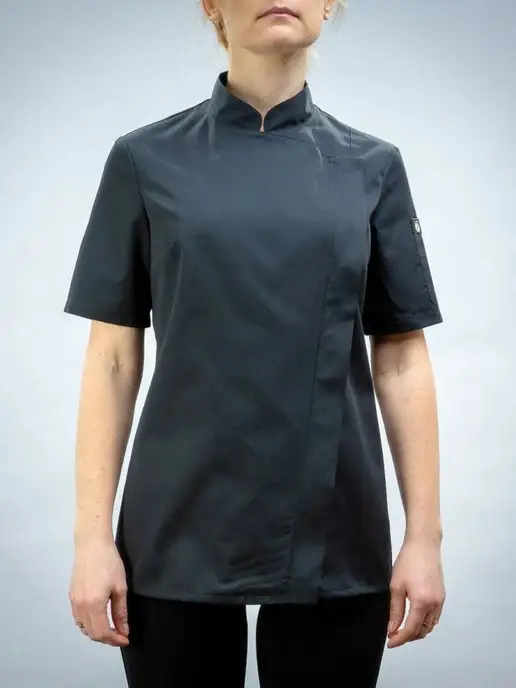 PITERPROF 700BSN - Китель поварской на молнии, черный, фото 8