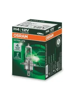 Автолампа H4 60 55 P43t-38 ULTRA LIFE 12V Osram 14424815 купить за 487 ₽ в интернет-магазине Wildberries