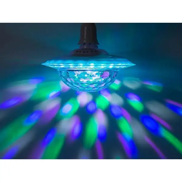 Новогодние украшения Диско шар проектор 19 см, Е27, RGB