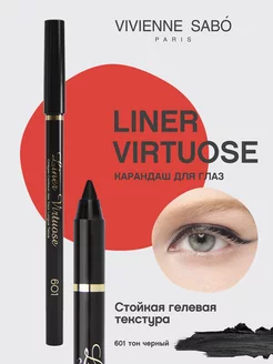 Карандаш для глаз Virtuose т.601 гелевый черный Vivienne Sabo 14431004 купить за 397 ₽ в интернет-магазине Wildberries