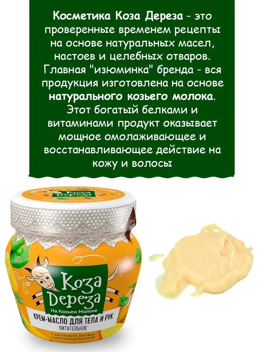 Крем-масло для тела ФЛОРЕСАН Coconut Collection Кокос Body Butter 200мл