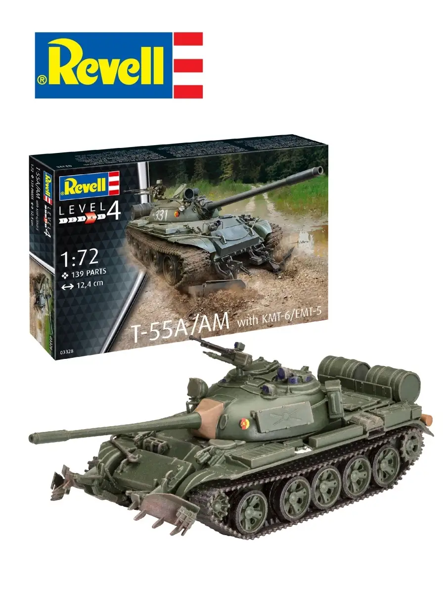     3D   T-55AAM        Revell 14484788   -  Wildberries