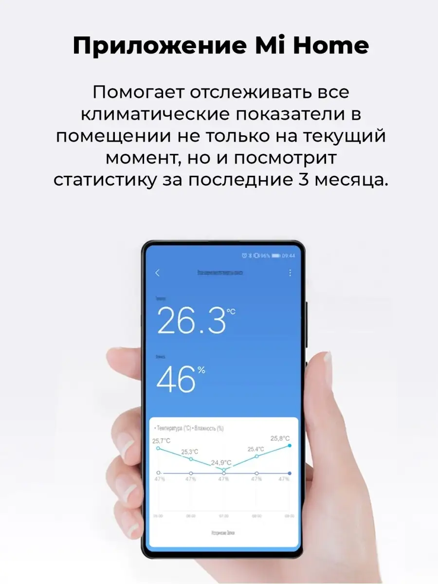 Метеостанция домашняя с беспроводным датчиком Xiaomi 14523740 купить за 452  ₽ в интернет-магазине Wildberries