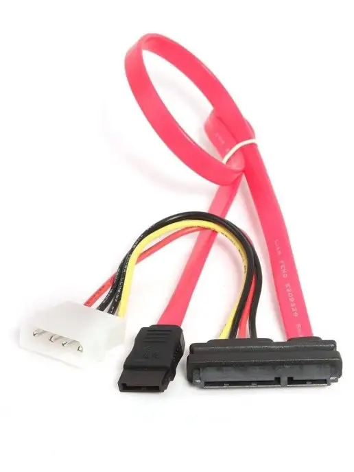 Cablexpert Кабель Combo SATA, molex+SATA-SATA, 15pin+7pin, черный, фото 2
