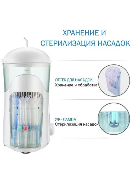 Aqualine Стационарный ирригатор, белый, фото 5