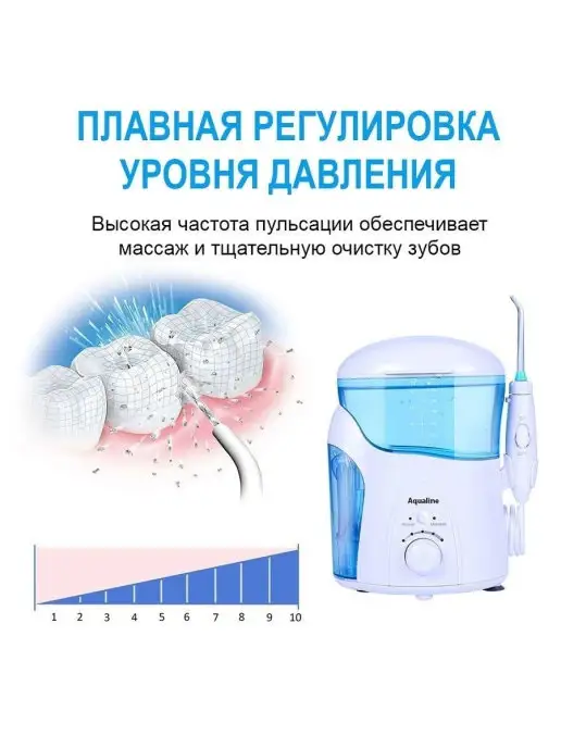 Aqualine Стационарный ирригатор, белый, фото 9