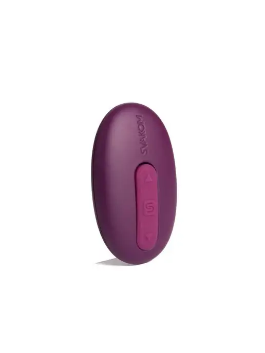 LovelyToys Фиолетовое виброяйцо Elva с пультом ДУ, фиолетовый, фото 4
