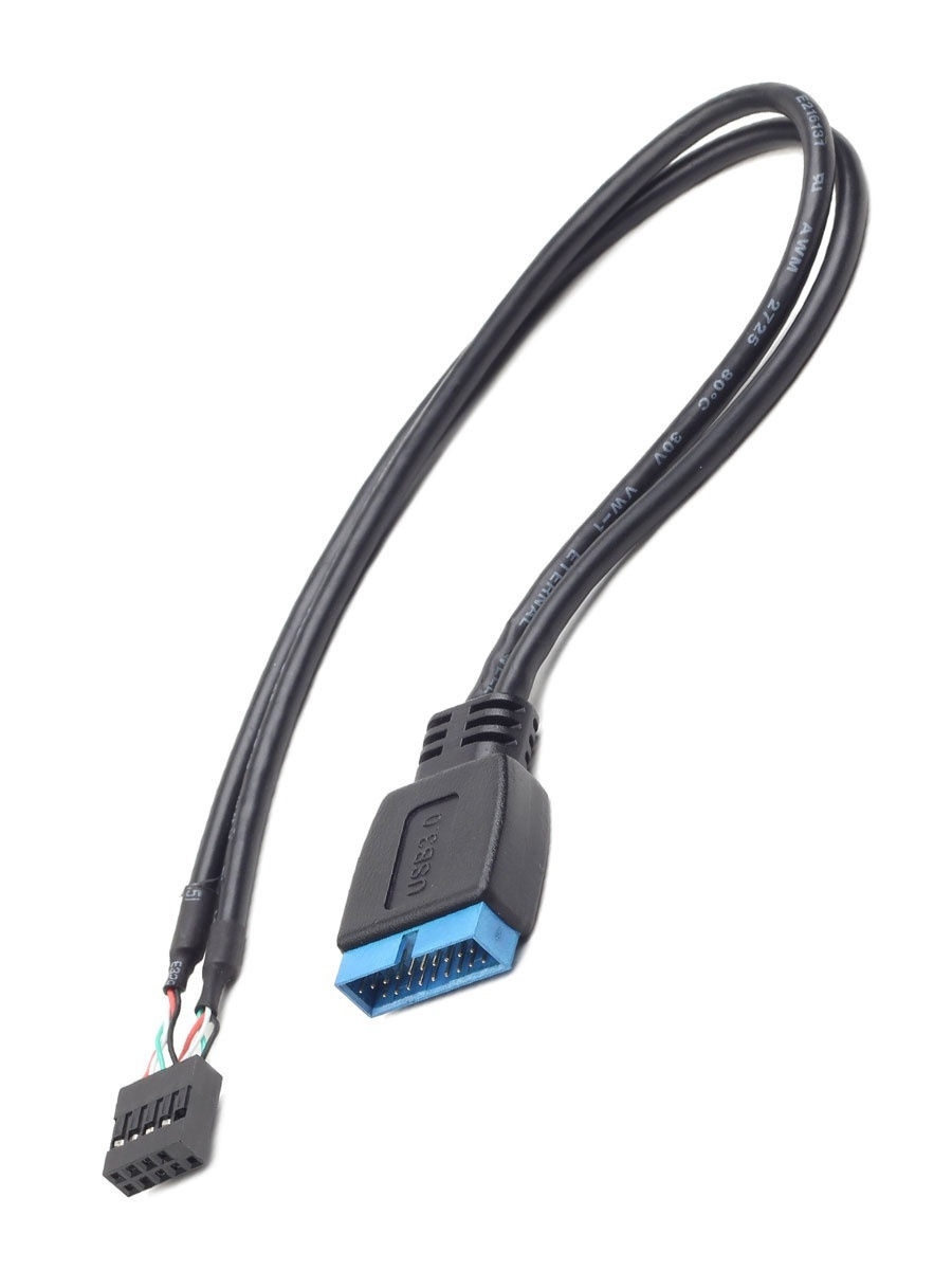 Внутренний USB2 - USB3 кабель, 9pin/19pin, 30 см Cablexpert 14574369 купить  за 393 ₽ в интернет-магазине Wildberries