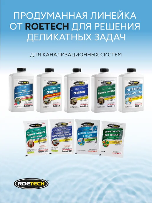 Roetech Расщепитель мыла и моющих средств в септике K-87, вариант, фото 8