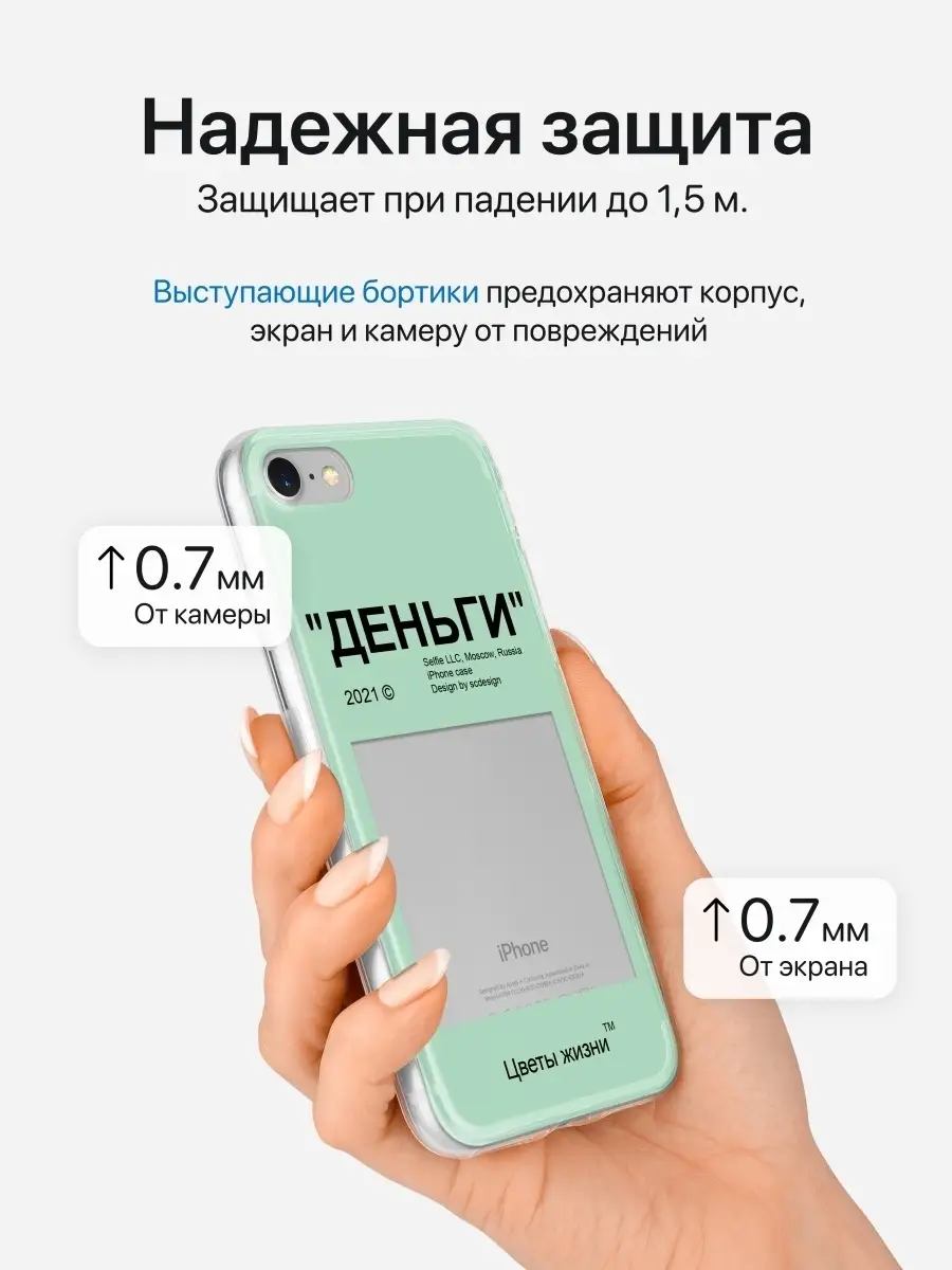 чехол iphone 7, 8, se 2020 SCDesign 14627261 купить за 249 ₽ в  интернет-магазине Wildberries