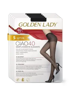 Колготки женские CIAO 40 den, классические, набор 5 шт GOLDEN LADY 14655206 купить за 1 349 ₽ в интернет-магазине Wildberries