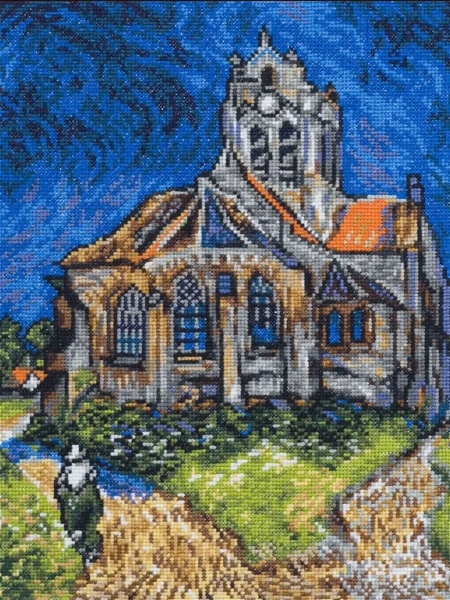 Рисунок на канве Матренин Посад Церковь 23х28 см - Схемы вышивки бисером