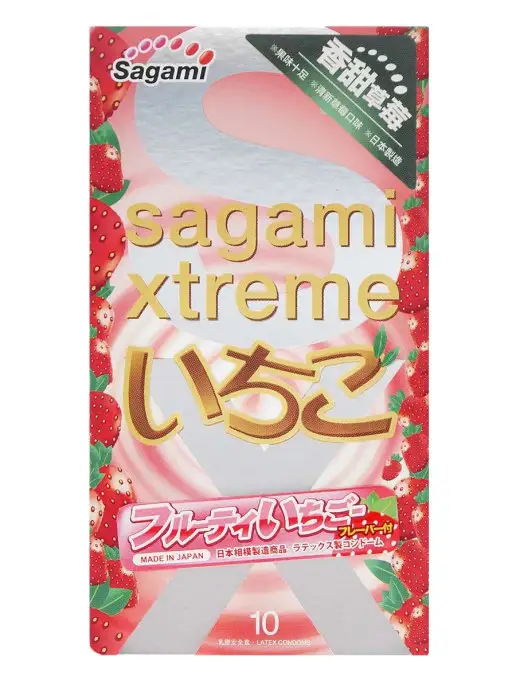 Sagami Презервативы Xtreme Strawberry c, c, фото 2