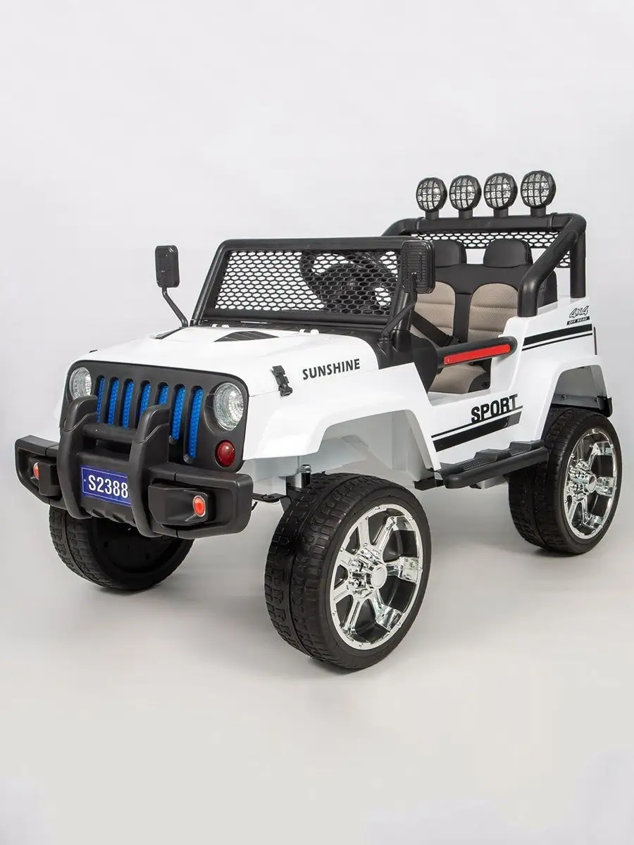 Детский электромобиль Jeep 4WD с пультом Д/У BabyRacer 14724623 купить в  интернет-магазине Wildberries