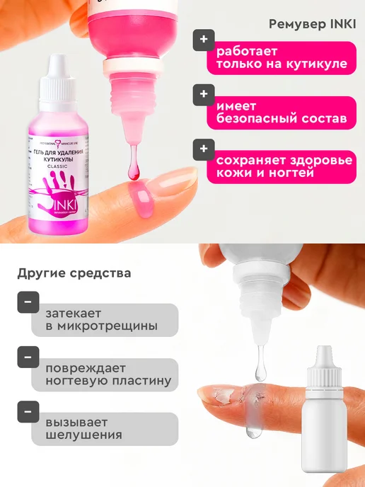 INKI Ремувер для удаления кутикулы профессиональный, 30 мл, фото 7