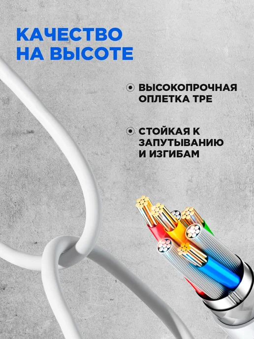Borofone Зарядное устройство для телефона type-c android, белый, фото 5