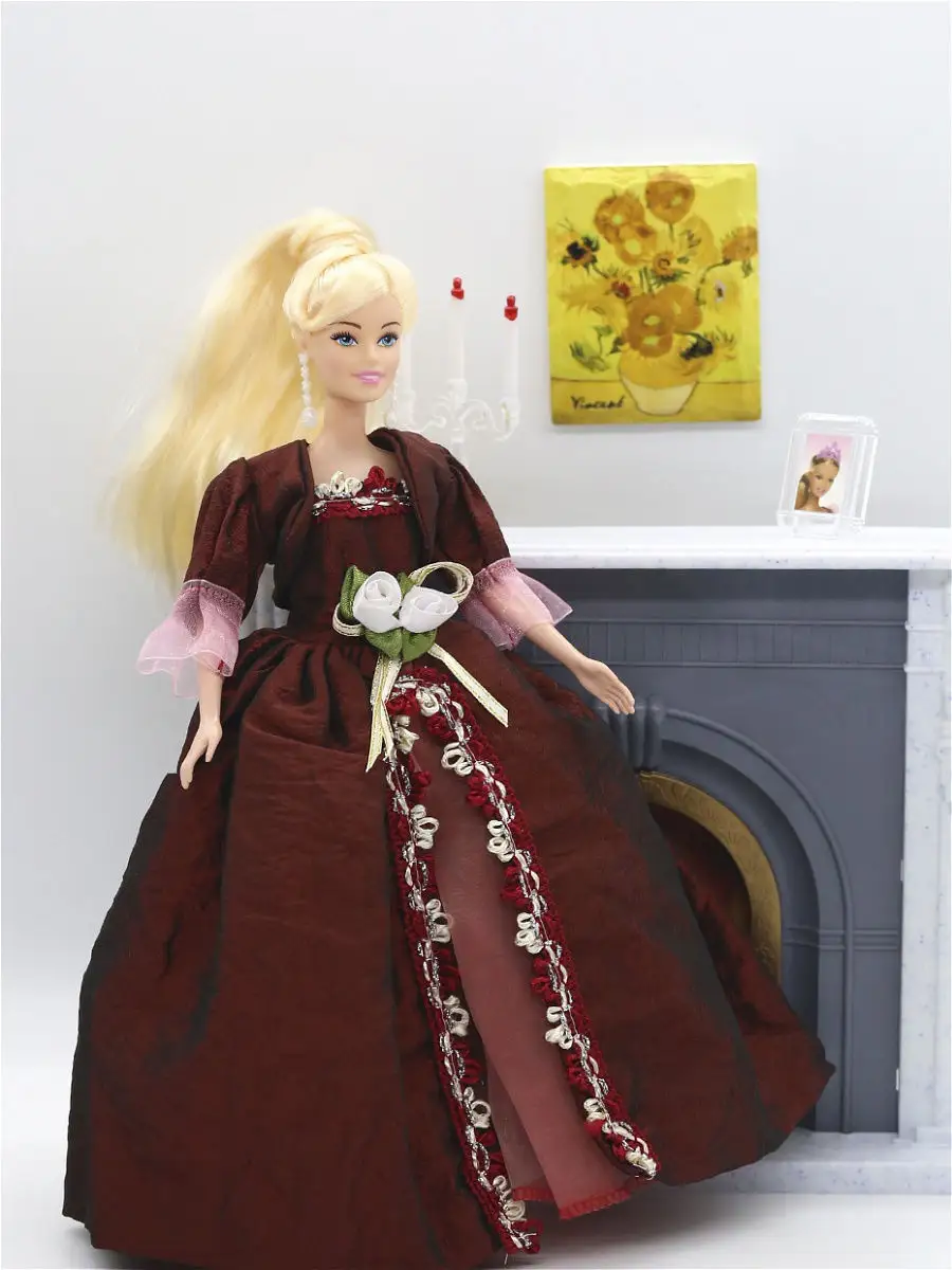 Кукла Pullip La robe vert bleu royal (Пуллип синее королевское платье), Groove Inc