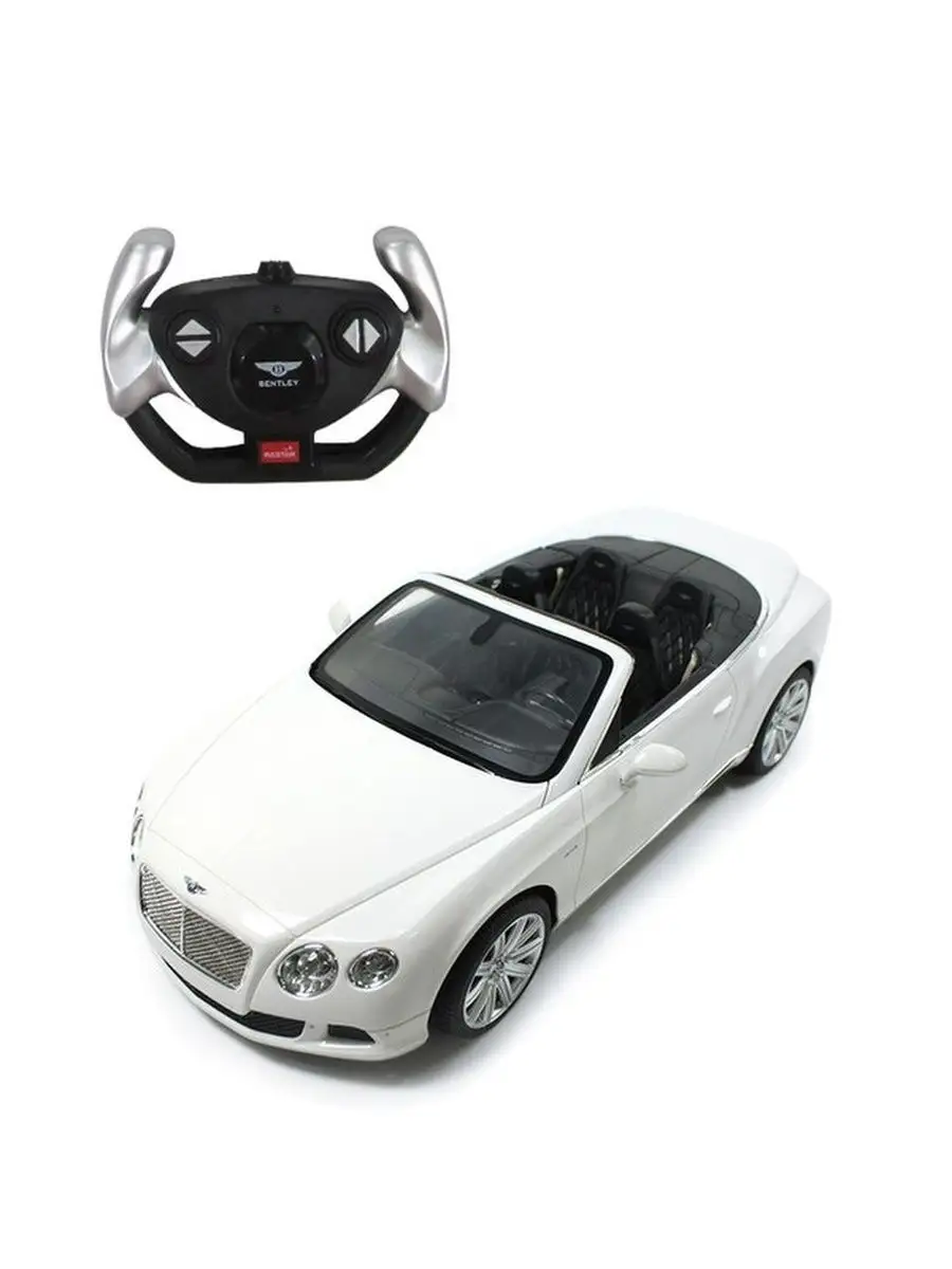 Машина р/у 1:12 Bentley Continental GT, Белый RASTAR 14782186 купить за 6  006 ₽ в интернет-магазине Wildberries