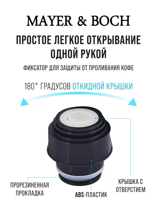 Термос для чая 0.5 металлический с кружкой - фото 9