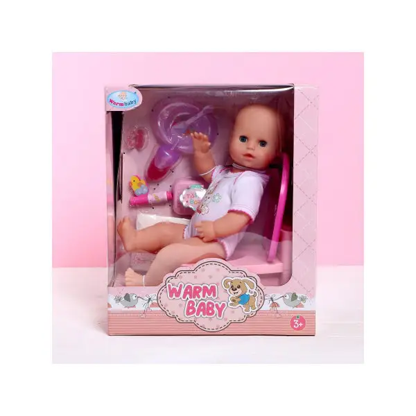 Пупс функциональный "Малыш" пьёт, писает, звук, с аксессуарами