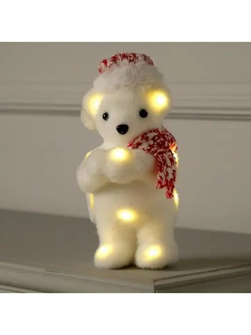 Luazon Lighting Новогоднее украшение, фигура светодиодная для дома, белый, фото 6