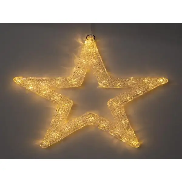 Новогодние украшения для дома Звезда 50 см, 45 LED, 220 В