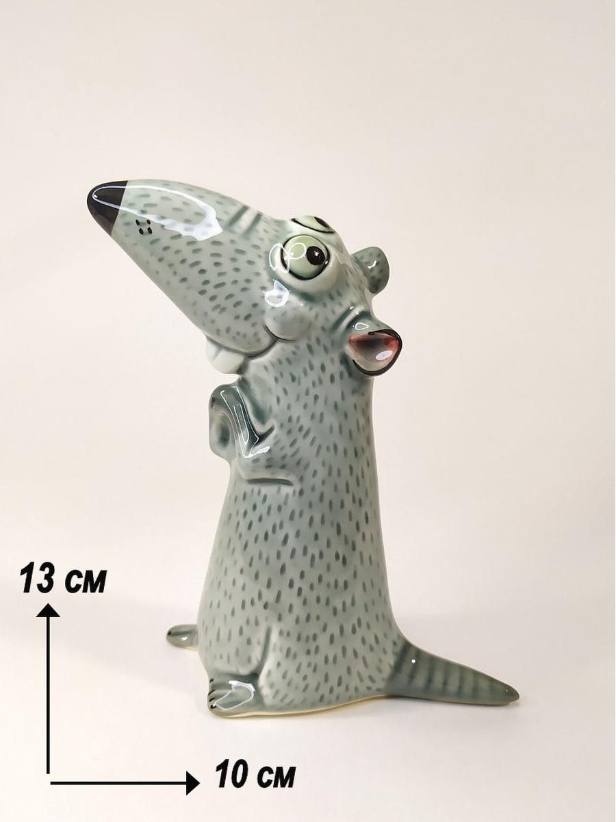 Фарфоровая фигурка крыса мышь, статуэтка шарж Ceramic Fauna 14861863 купить  за 1 392 ₽ в интернет-магазине Wildberries