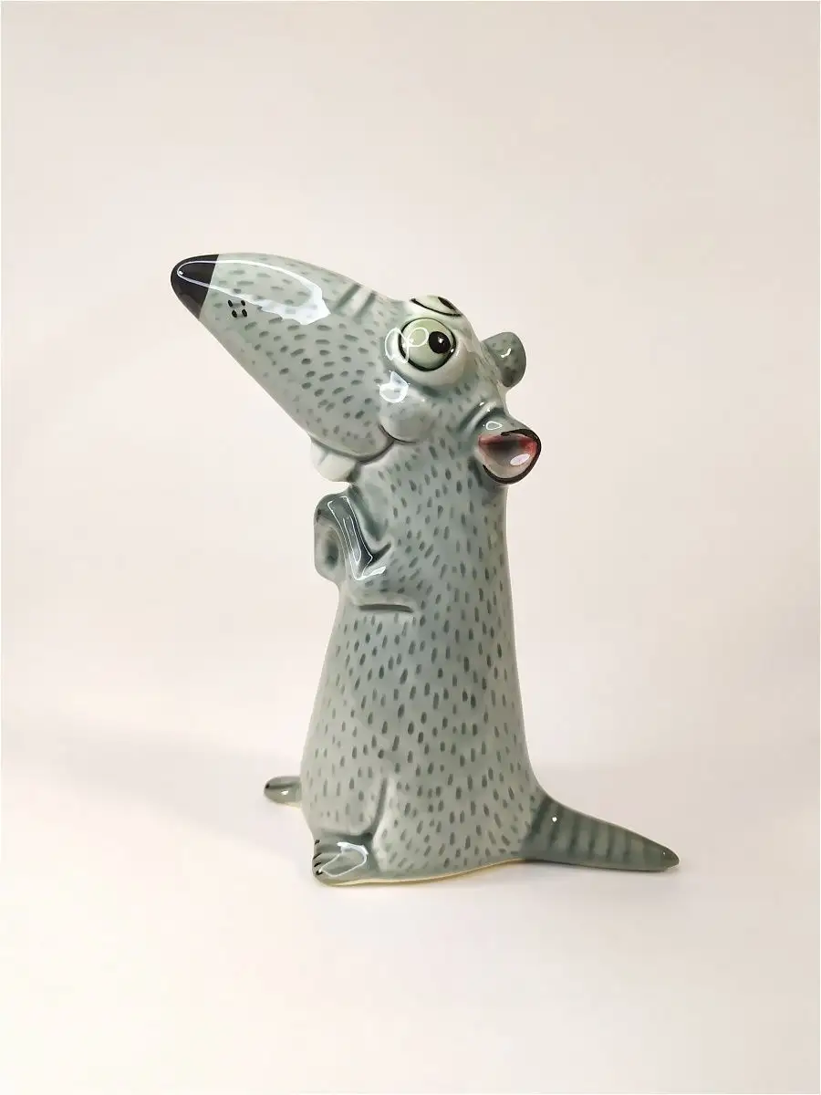 Фарфоровая фигурка крыса мышь, статуэтка шарж Ceramic Fauna 14861863 купить  за 1 392 ₽ в интернет-магазине Wildberries