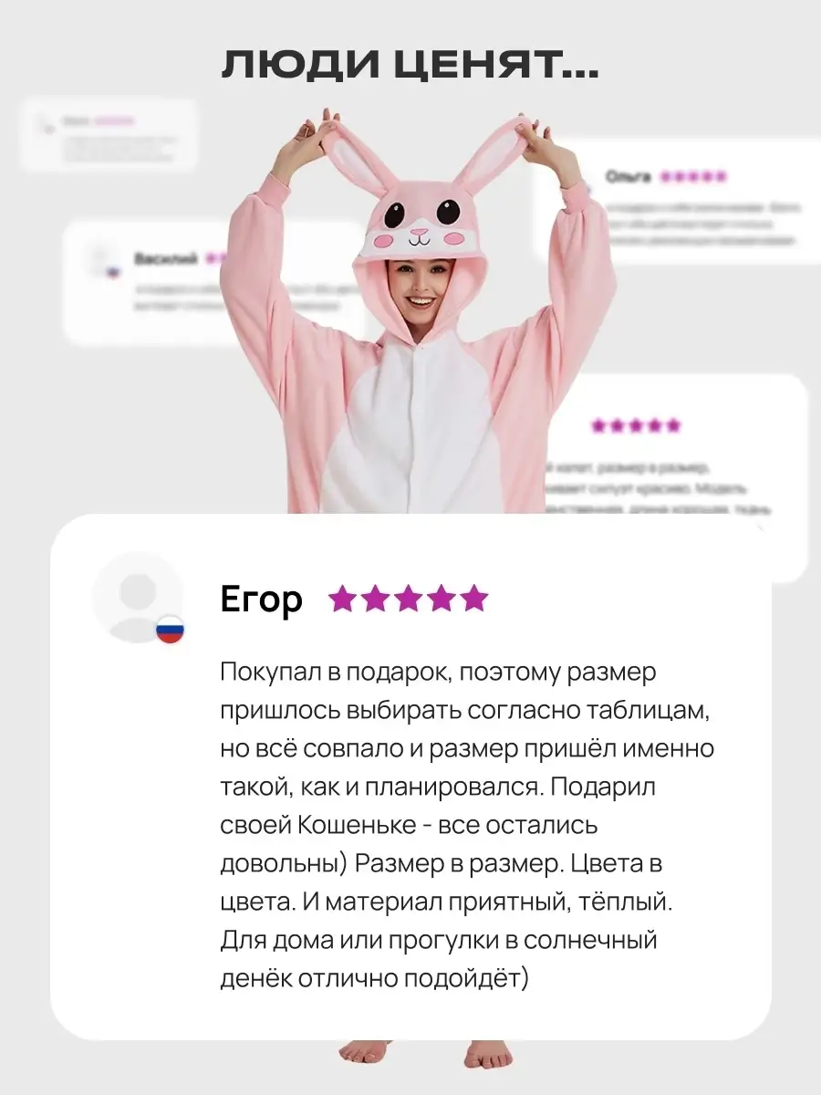 Кигуруми для взрослого Заяц пижама новогодняя Funfur 14869902 купить за 1  689 ₽ в интернет-магазине Wildberries