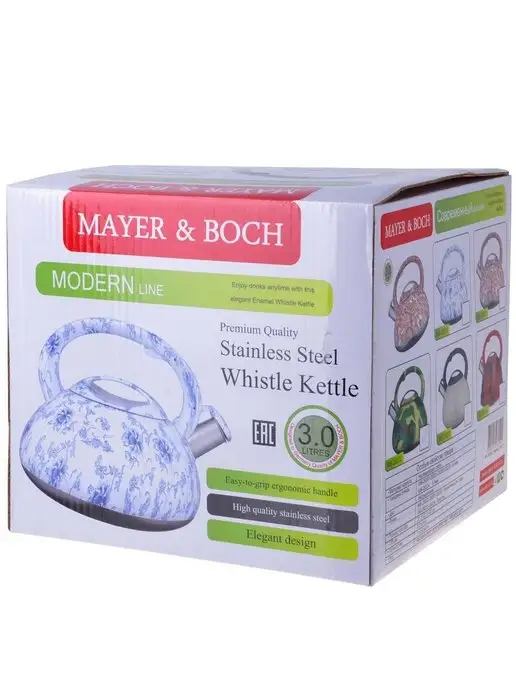 Чайник со свистком для плиты 3 л - фото 3