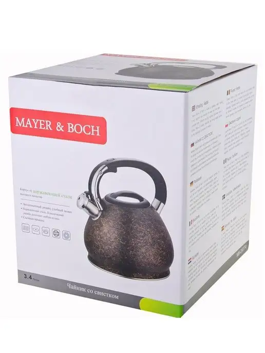 Чайник со свистком 3,4 литра - фото 6