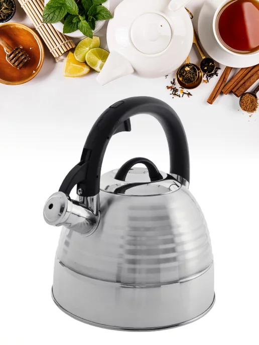 Чайник со свистком для плиты 3 л - фото 15