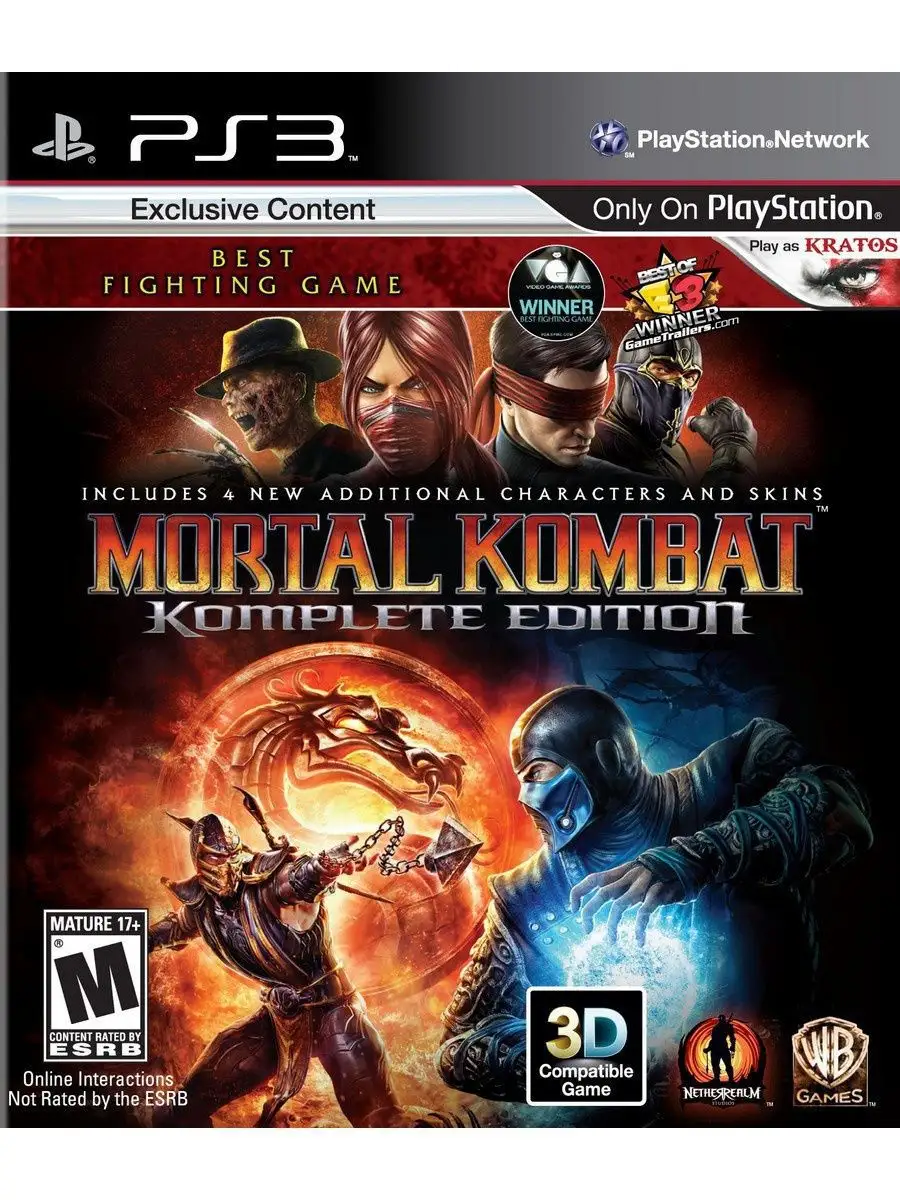 PS3 Mortal Kombat Komplete Edition Игра для PS3 14893646 купить в  интернет-магазине Wildberries