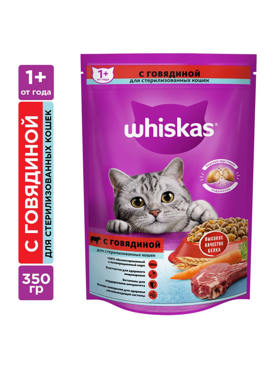 Whiskas говядина