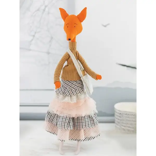 Мягкая игрушка Лисичка Дженифер 18 х 22.5 х 2.5 см