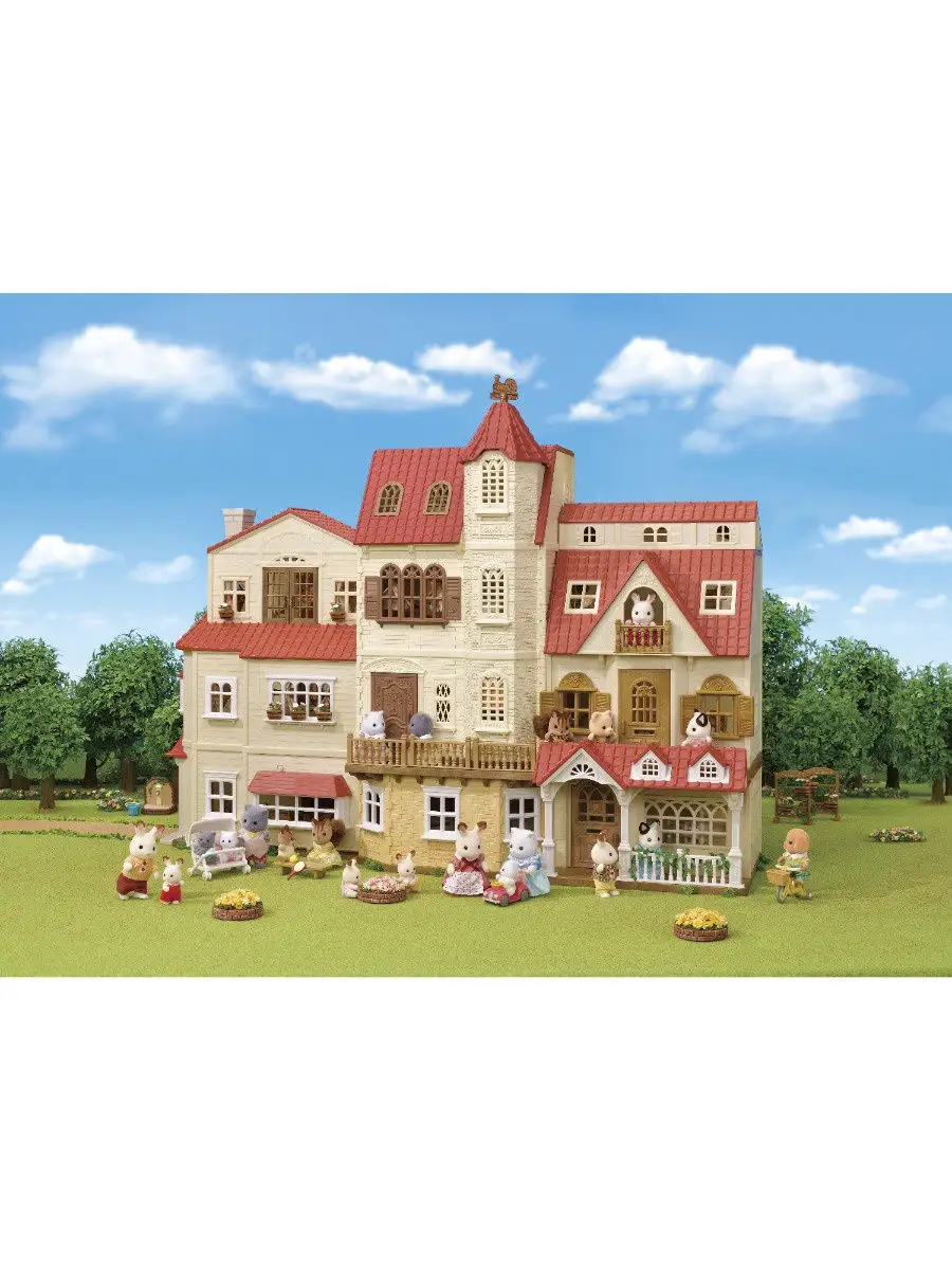 Трехэтажный дом с флюгером Sylvanian Families 14899967 купить в  интернет-магазине Wildberries