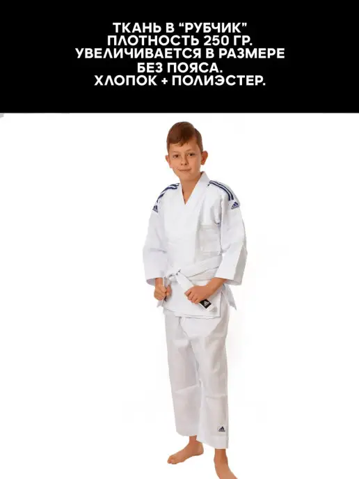 adidas Кимоно дзюдо Evolution 2, белый, фото 2