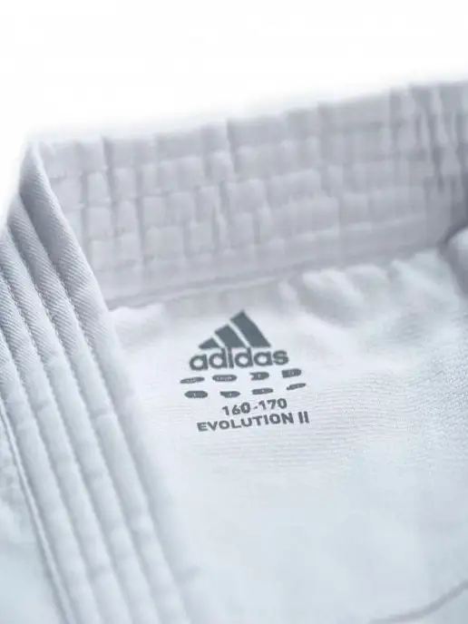 adidas Кимоно дзюдо Evolution 2, белый, фото 5