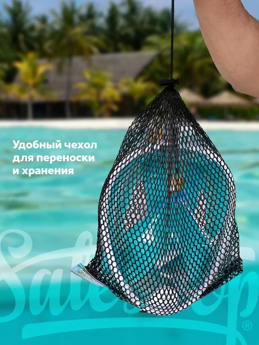 Sale shop Маска для плавания и снорклинга, зеленый, фото 7
