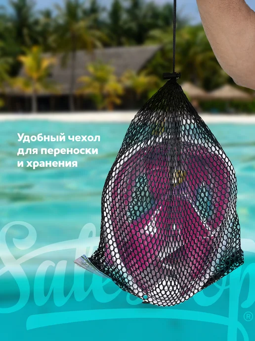 Sale shop Маска для плавания и снорклинга, розовый, фото 7
