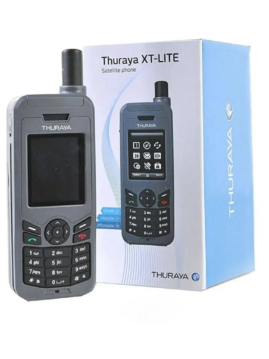 Спутниковый телефон Thuraya XT-LITE серый Thuraya 14933041 купить в  интернет-магазине Wildberries