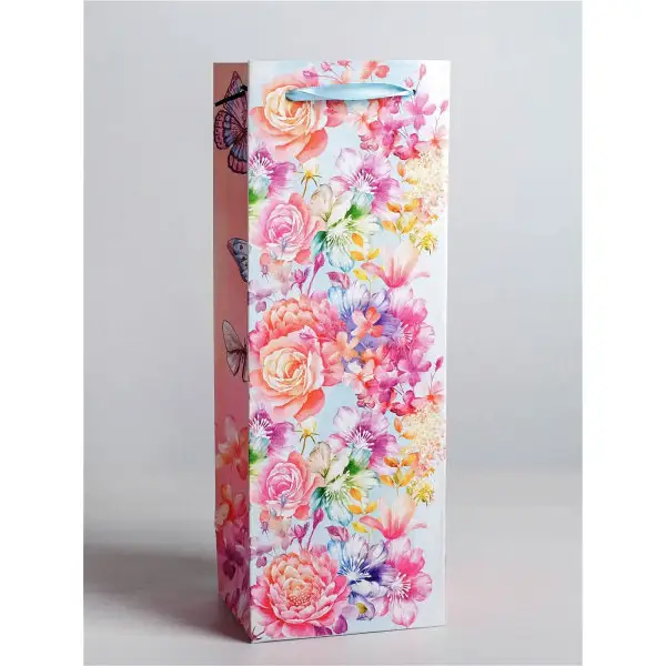 Пакет ламинированный под бутылку