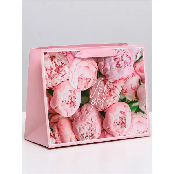 Пакет подарочный For you. MS 23х18х10см