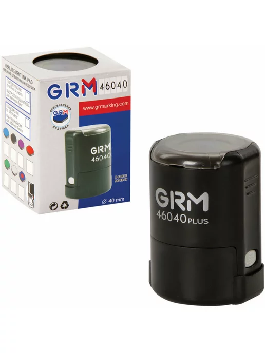 GRM Оснастка для печатей, оттиск 40 мм, вариант, фото 2
