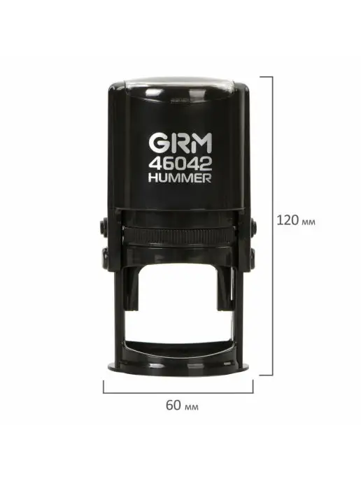 GRM Оснастка для печатей, оттиск 42мм, синий, синий, фото 4