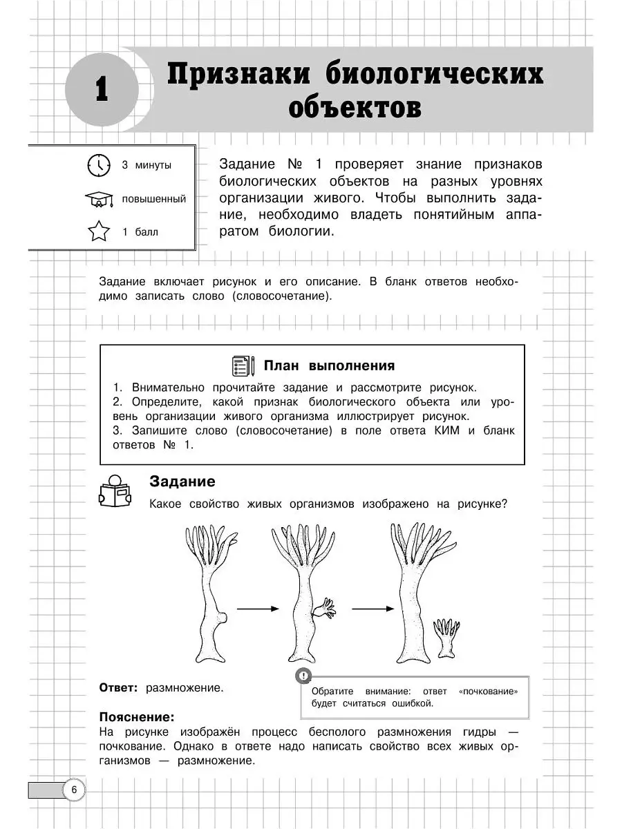 ОГЭ. Биология. Алгоритмы выполнения типовых заданий Эксмо 14954745 купить в  интернет-магазине Wildberries